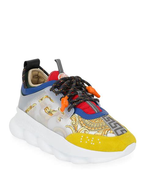 versace chain seakers|Versace sneakers for men.